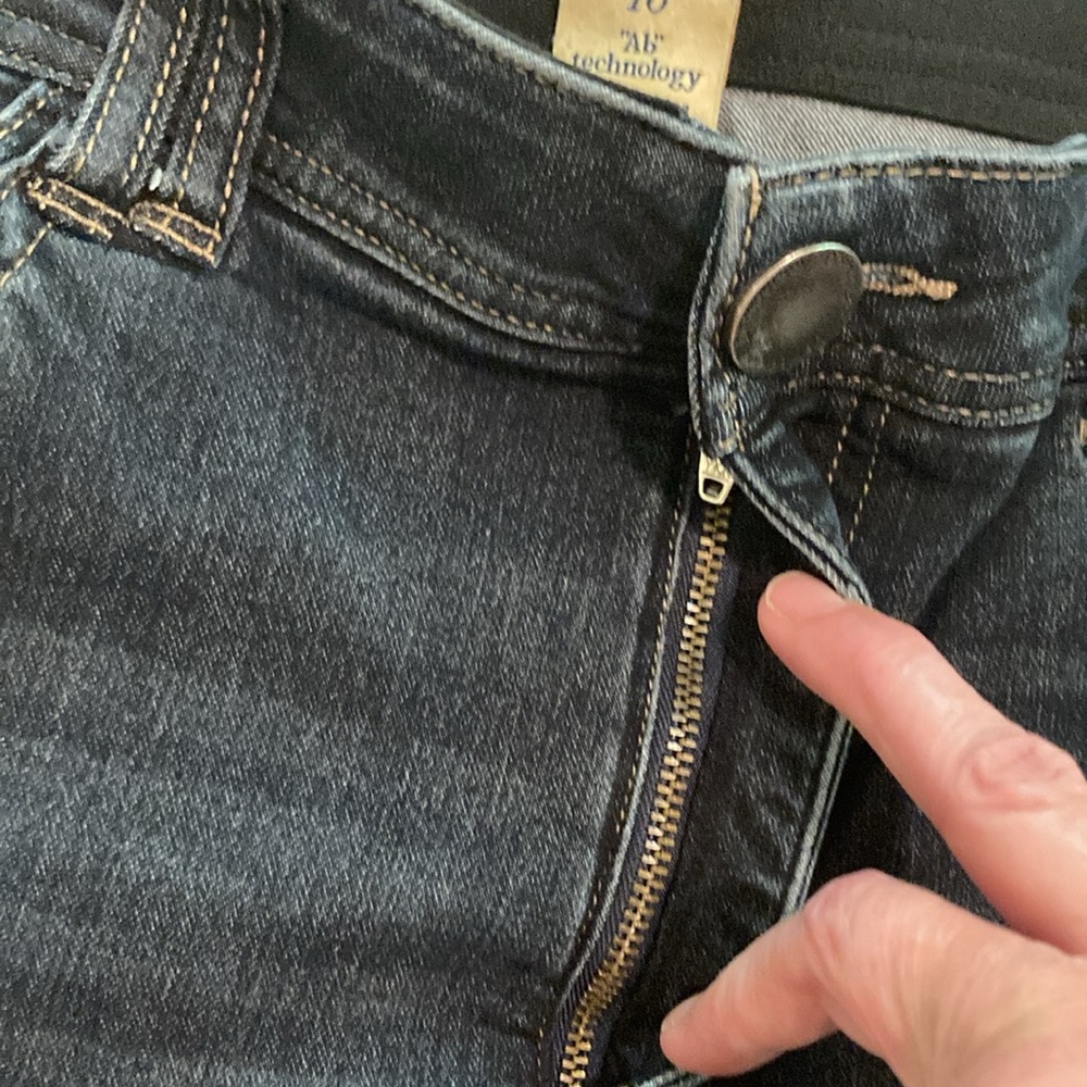 Democracy Ab Solution Dark Denim Skinny Jeans Women’s Size 16 - Picture 13 of 15